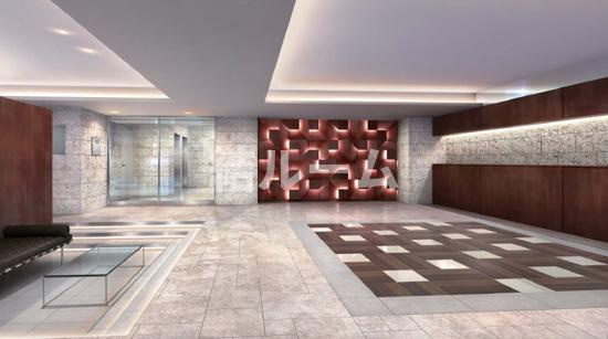 板橋区高島平９丁目の賃貸マンションのロビー