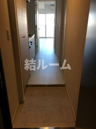 板橋区高島平９丁目の賃貸マンションの玄関