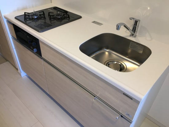 板橋区高島平９丁目の賃貸マンションのキッチン