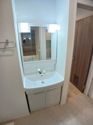 【洗面所】 | サニーフラット黒岡Ｂ棟