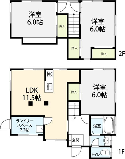 【間取り】 | 松戸市上本郷戸建て