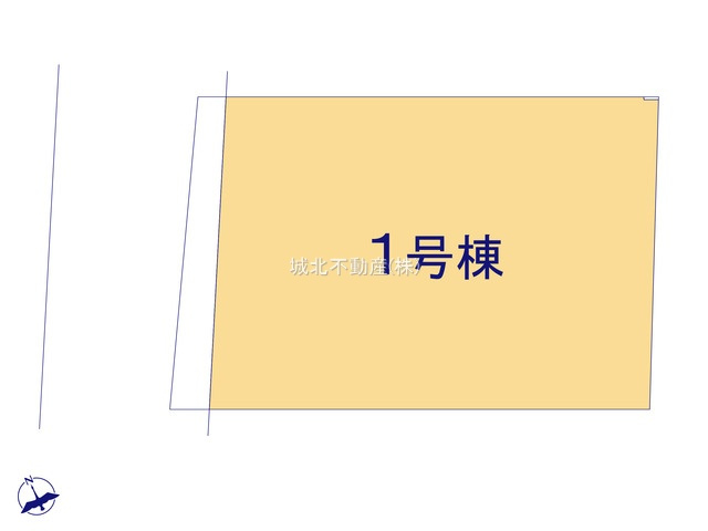 杉並区宮前2丁目 限定1棟の区画図
