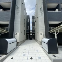  月光江波東参番館のエントランス