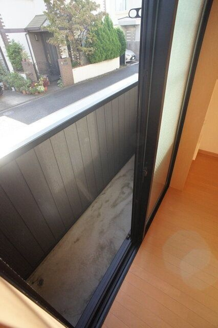 アムール成城のバルコニー