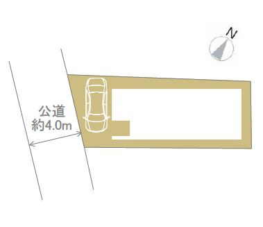仲介手数料無料　横浜市旭区鶴ヶ峰本町２丁目の区画図