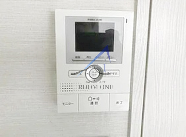 丘の上ハウスのセキュリティ|モニター付きインターホンです。