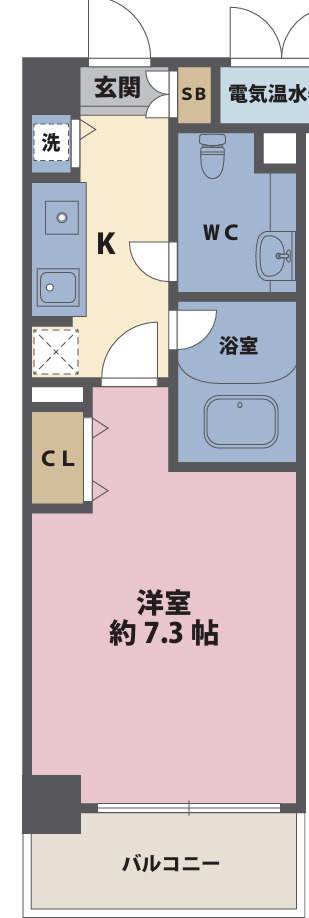 ヴィヴィッド京橋の間取り