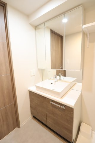 GENOVIA浅草Ⅵskygardenの洗面所