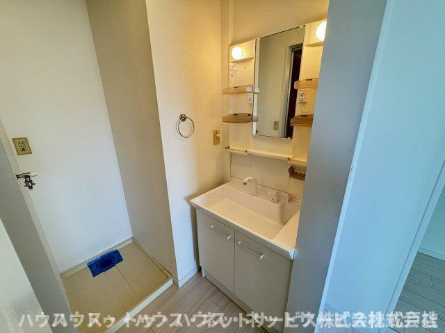 メゾンコムラの洗面所