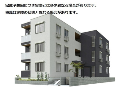 【外観パース】 | D-ZEST | 不在時便利な宅配ボックス付き★
