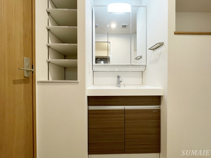 グランカーサ王子Ⅱの独立洗面台|独立洗面台で身支度をすべて済ませてしまいましょう