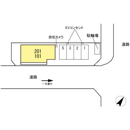 ウィット瓦町通の区画図