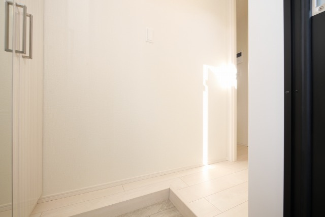 シャンティーハーバー九条の玄関