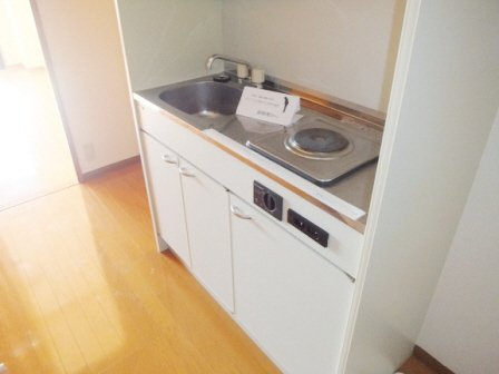 イーストベイ・船橋本町のキッチン|1口ガスコンロです