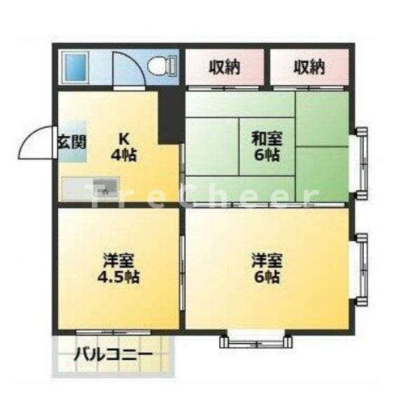 サンライズコーポの間取り