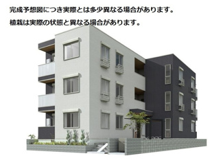 【外観パース】 | D-ZEST | 不在時便利な宅配ボックス付き★
