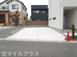 【駐車場】 | 郡山市大槻町愛宕台新築一戸建て1棟 | 車をお持ちの方に嬉しい駐車場付きの物件です