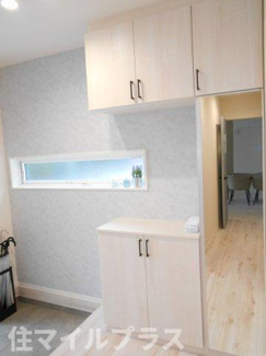 【玄関】 | 郡山市大槻町愛宕台新築一戸建て1棟 | ゆったりとした玄関です