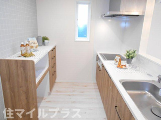 【キッチン】 | 郡山市大槻町愛宕台新築一戸建て1棟 | キッチンです