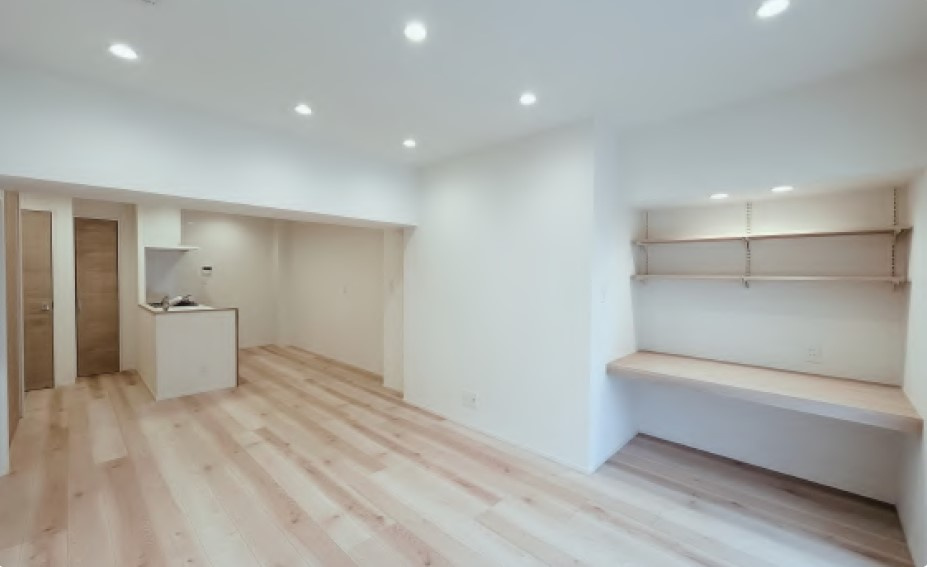 中古マンション 所沢市向陽ハイツB棟の居間・リビング|ゆったりとしたリビングです