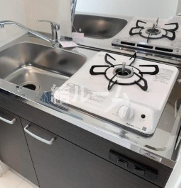 練馬区小竹町１丁目のアパートのキッチン