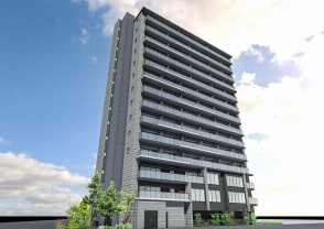 ジオエント梅田北リバーフロントの外観パース