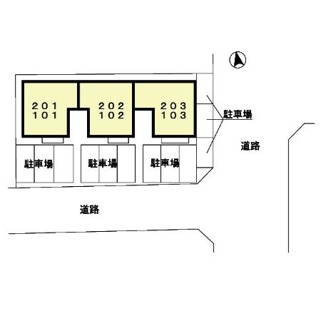 ヴィーブル雅の区画図