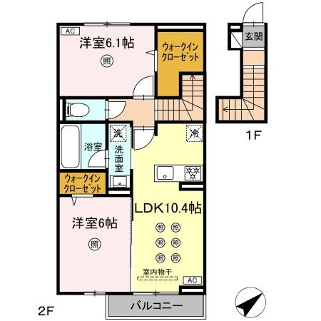 D-resena平江の間取り
