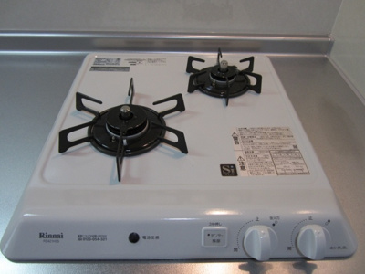 【設備】 | CozyCourt | ガス2口コンロ