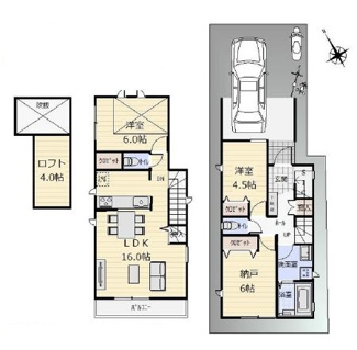 【間取り】 | 新築戸建　明石市中朝霧丘 | 2SLDK+ロフト