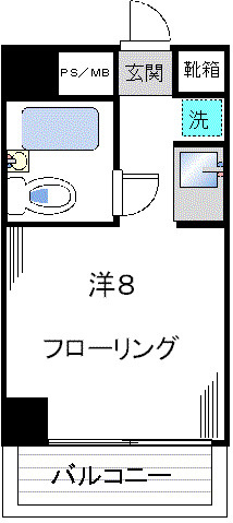 シャローム東中野 の間取り