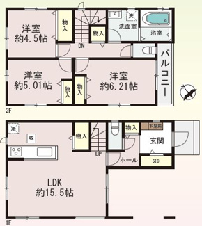 【間取り】 | 明石市西明石北町1丁目 新築戸建 | 3LDK
