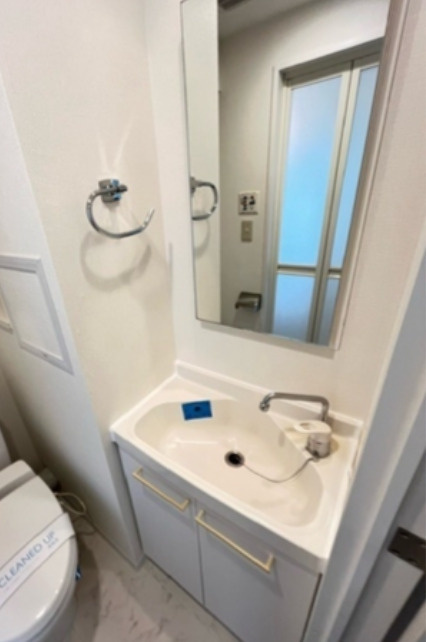 レジディア市谷薬王寺の独立洗面台|レジディア市谷薬王寺