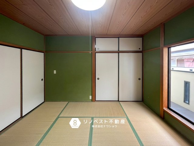 生野区巽中2丁目の収納|和室に押入付◎お布団から季節物のお洋服まで収納できます♪