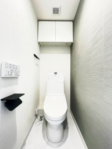 パルコート浦和のトイレ|清潔感と機能性を両立したトイレ空間。ちょっとしたこだわりが、暮らしを心地よくしてくれます♪