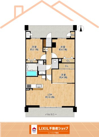 ライオンズマンション鴻池新田の間取り|リノベーション済み中古マンション！
ペット飼育も可能♪