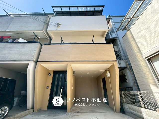 東大阪市南鴻池町2丁目の外観|閑静な住宅街に立地しており、子育て世代のファイリーにおすすめです！