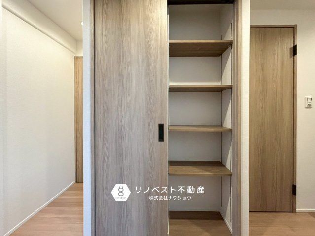 東大阪サンハイツの収納|日用品や掃除用品を収納するのに役立ちそうですね！