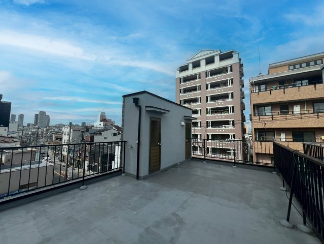 生野区桃谷５丁目の庭|屋上付です◎家族でバーベキューなどできますね♪