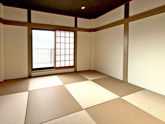 東大阪市荒川3丁目中古戸建の和室|琉球畳仕様で一味違った和室です♪客間としてもお使い頂けます！