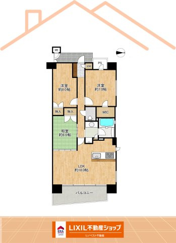 ネバーランド新深江ステイシスのキッチン|18帖のLDKです。カウンターキッチンからリビングの様子がしっかり確認できます◎
バルコニーに面しており、日当たりも良好です◎