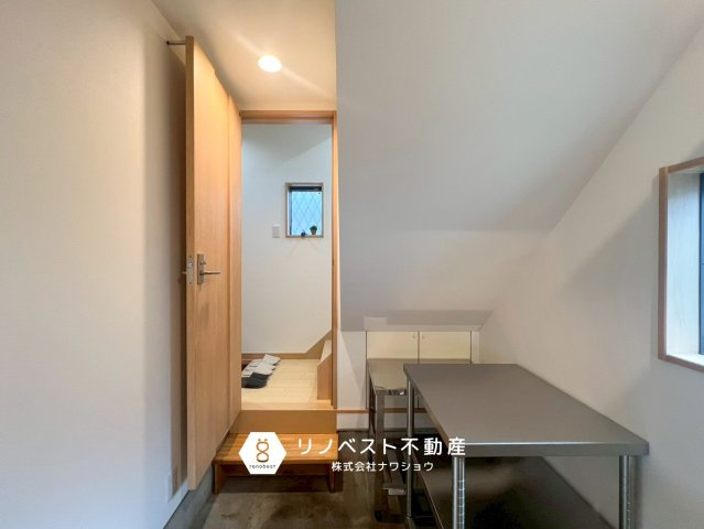 平野区加美北８丁目の内装|バックヤードから居住スペースへの動線がスムーズです◎