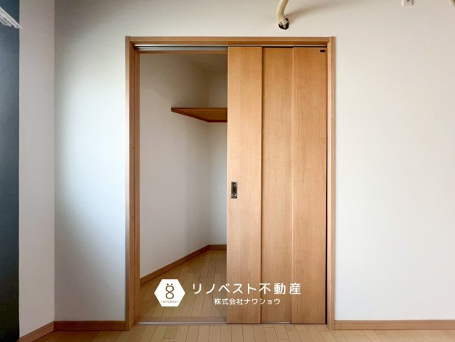 平野区加美北８丁目の収納|季節物家電の収納などに便利なスペースです。
