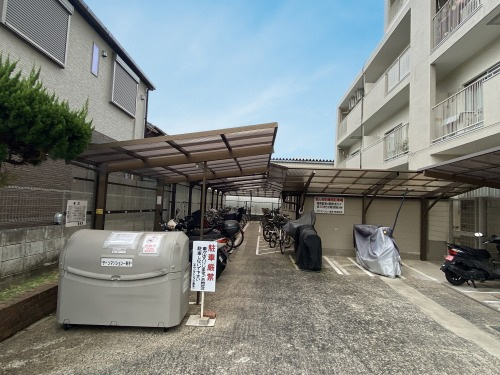 チサンマンション一乗寺の駐輪場