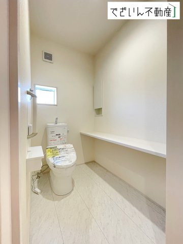 【トイレ】 | blooming garden行田市棚田町3丁目　【平屋】新築住宅 | ≪3号棟≫
現地(2026年2月撮影)