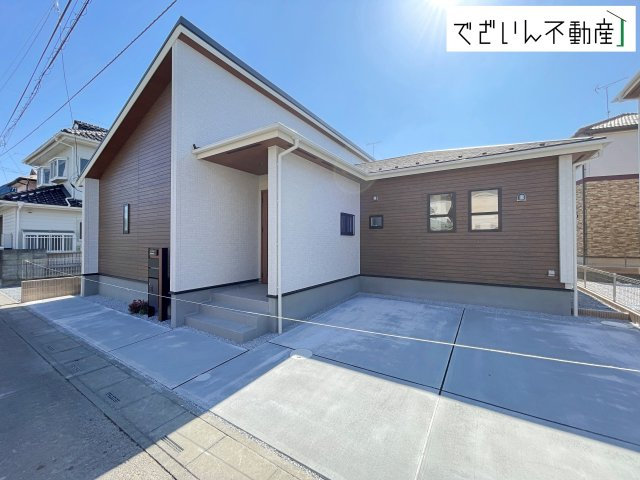 【外観】 | blooming garden行田市棚田町3丁目　【平屋】新築住宅 | ≪3号棟≫
現地(2026年2月撮影)