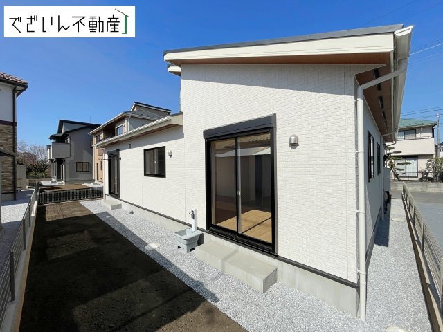【庭】 | blooming garden行田市棚田町3丁目　【平屋】新築住宅 | ≪3号棟≫
現地(2026年2月撮影)