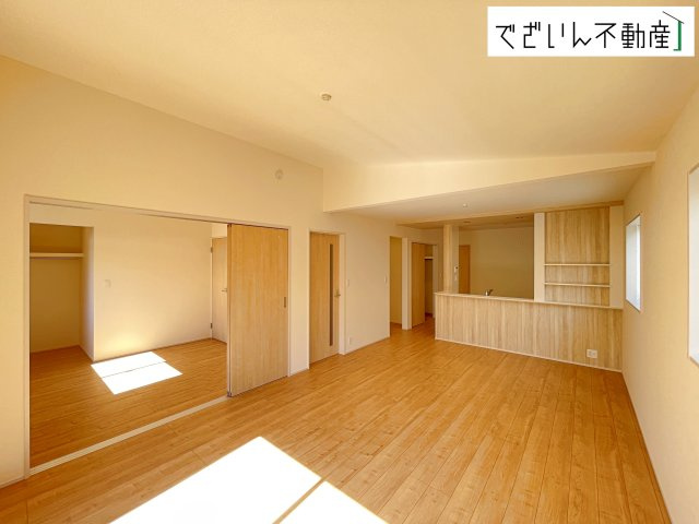 【居間・リビング】 | blooming garden行田市棚田町3丁目　【平屋】新築住宅 | ≪3号棟≫
現地(2026年2月撮影)