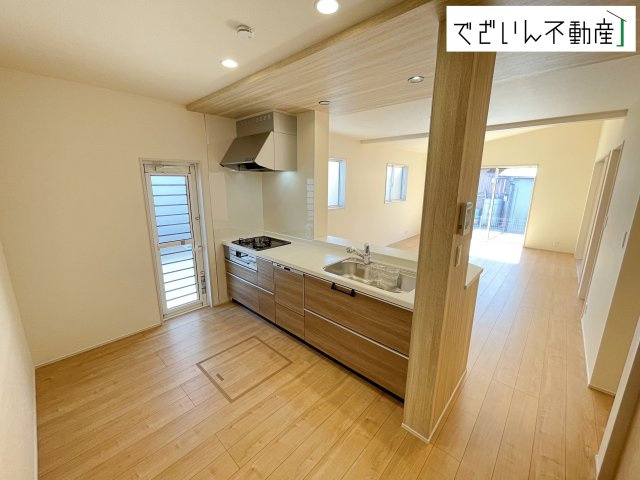 【キッチン】 | blooming garden行田市棚田町3丁目　【平屋】新築住宅 | ≪3号棟≫
現地(2026年2月撮影)