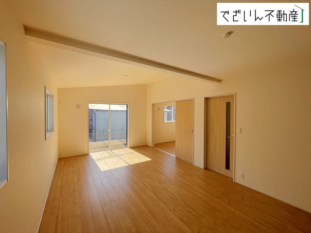 【居間・リビング】 | blooming garden行田市棚田町3丁目　【平屋】新築住宅 | ≪3号棟≫
現地(2026年2月撮影)